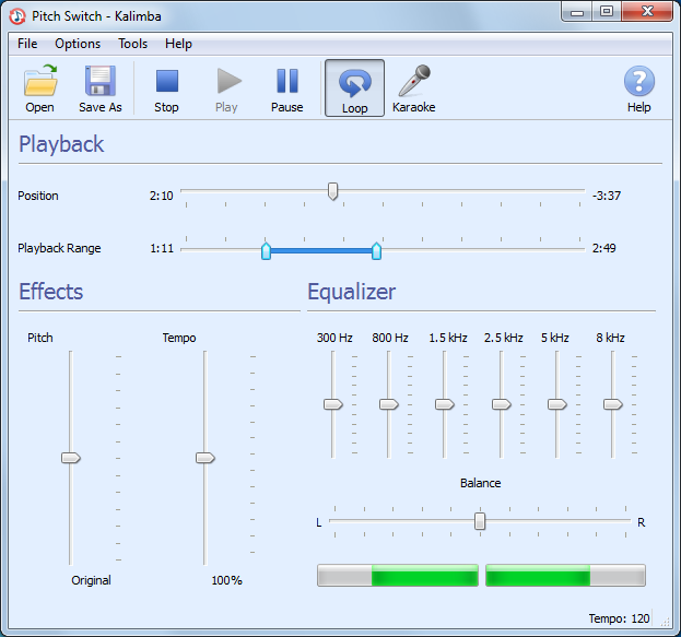 Slow down any song with Pitch Switch!