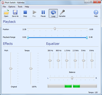 Change the speed of any song with Pitch Switch!