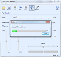 Saving a modified song to MP3.